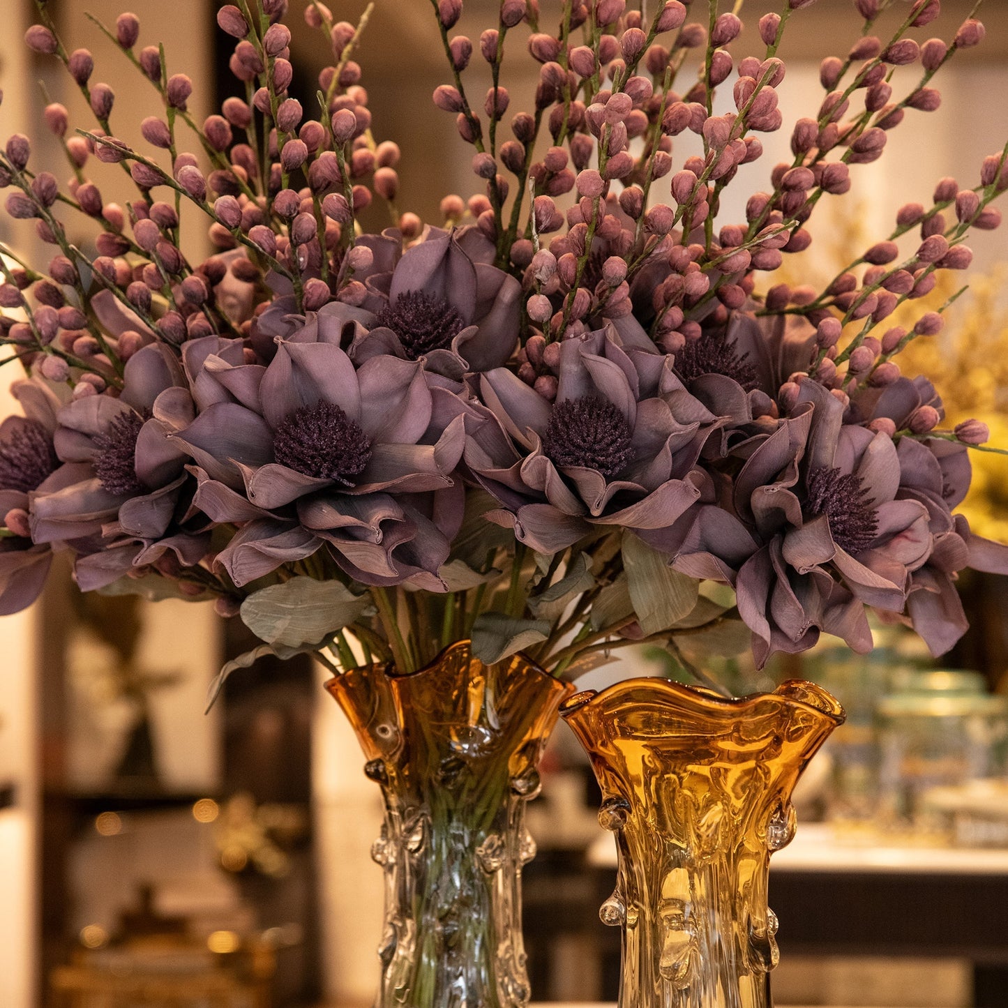 Purple Primsrose Foam Flower