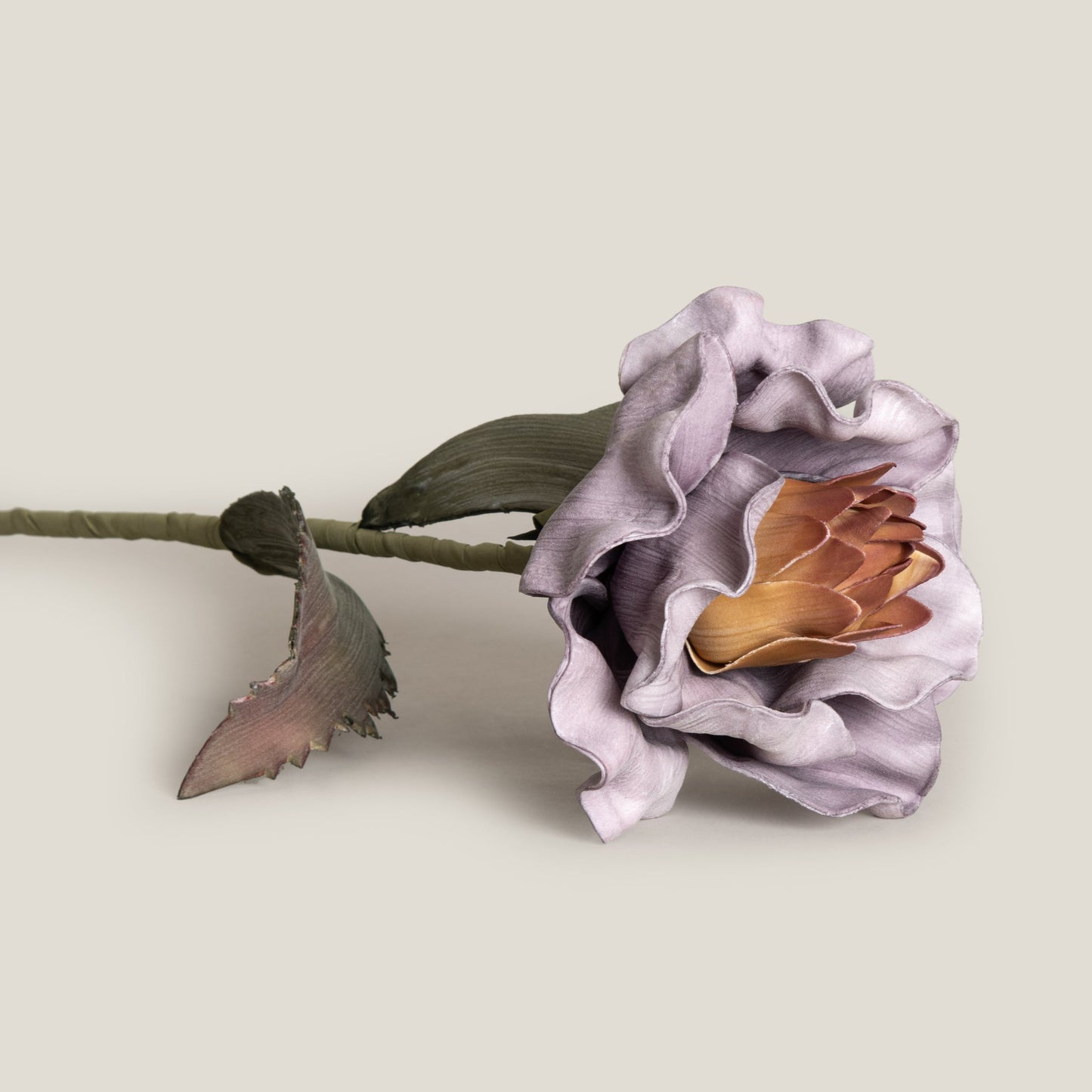 Purple & Orange Magnum Foam Flower